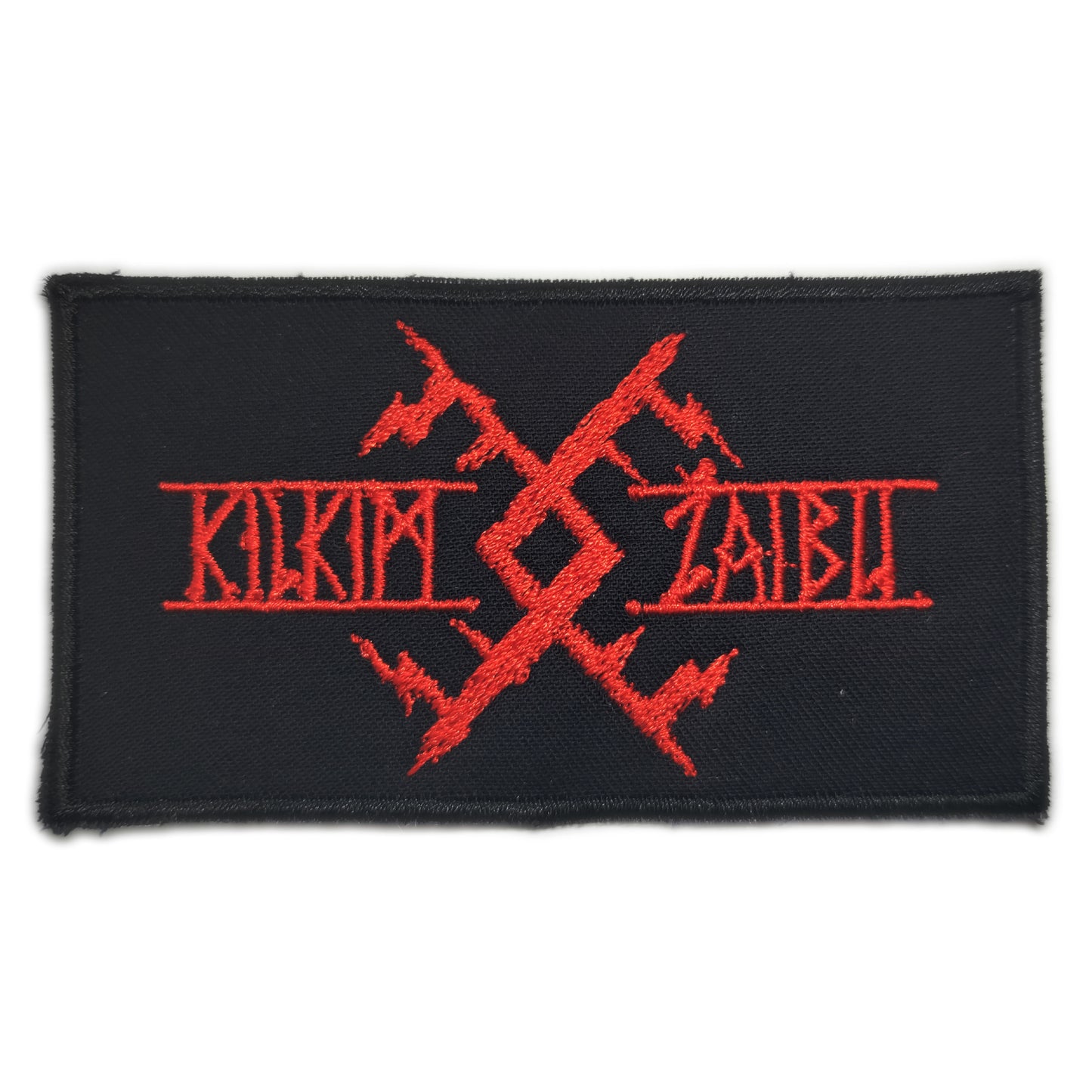 Kilkim Žaibu Logo Patch Red