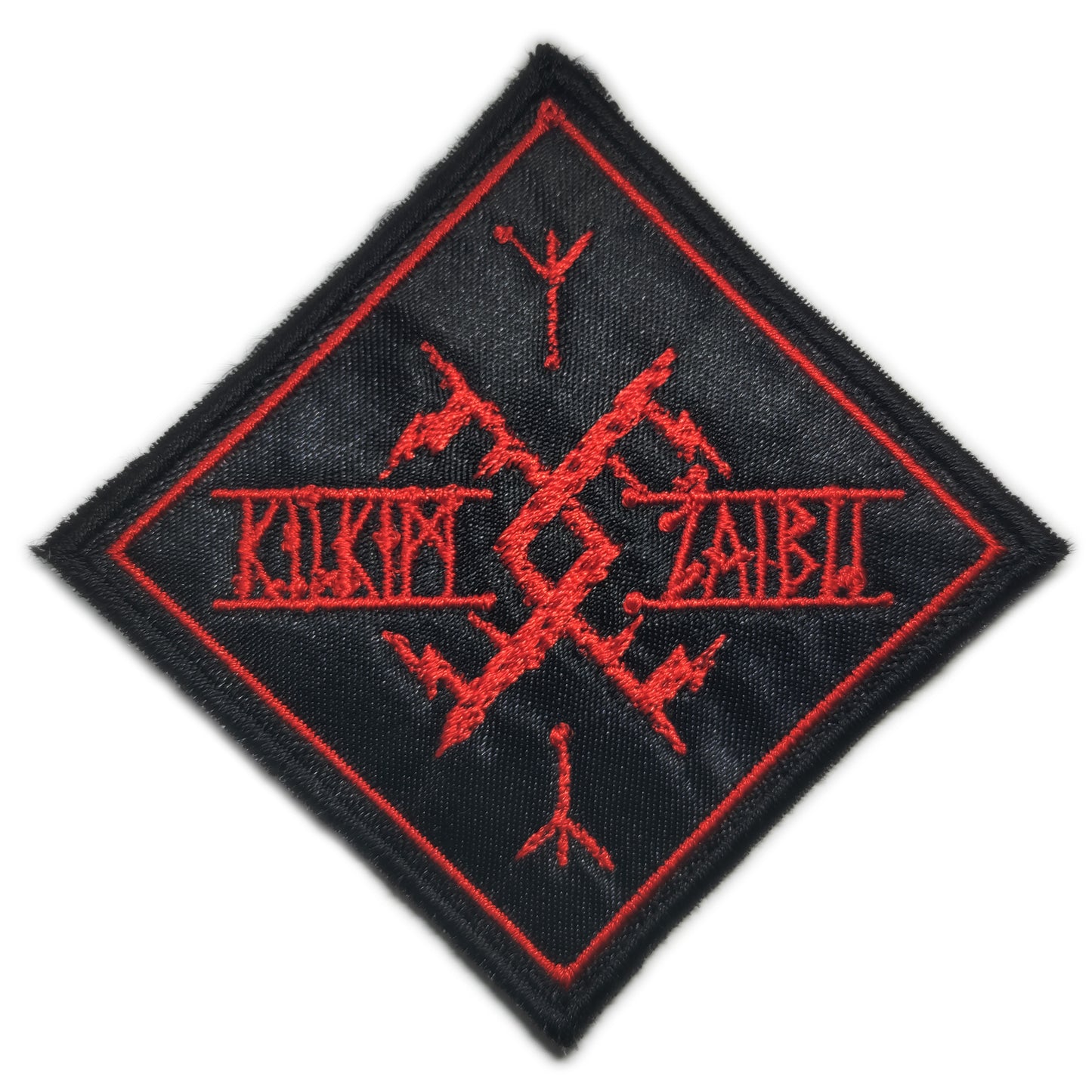 Kilkim Žaibu Square Patch Red