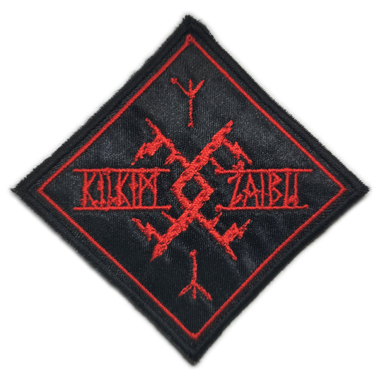 Kilkim Žaibu Square Patch Red