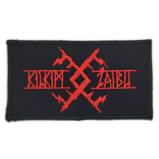 Kilkim Žaibu Logo Patch Red