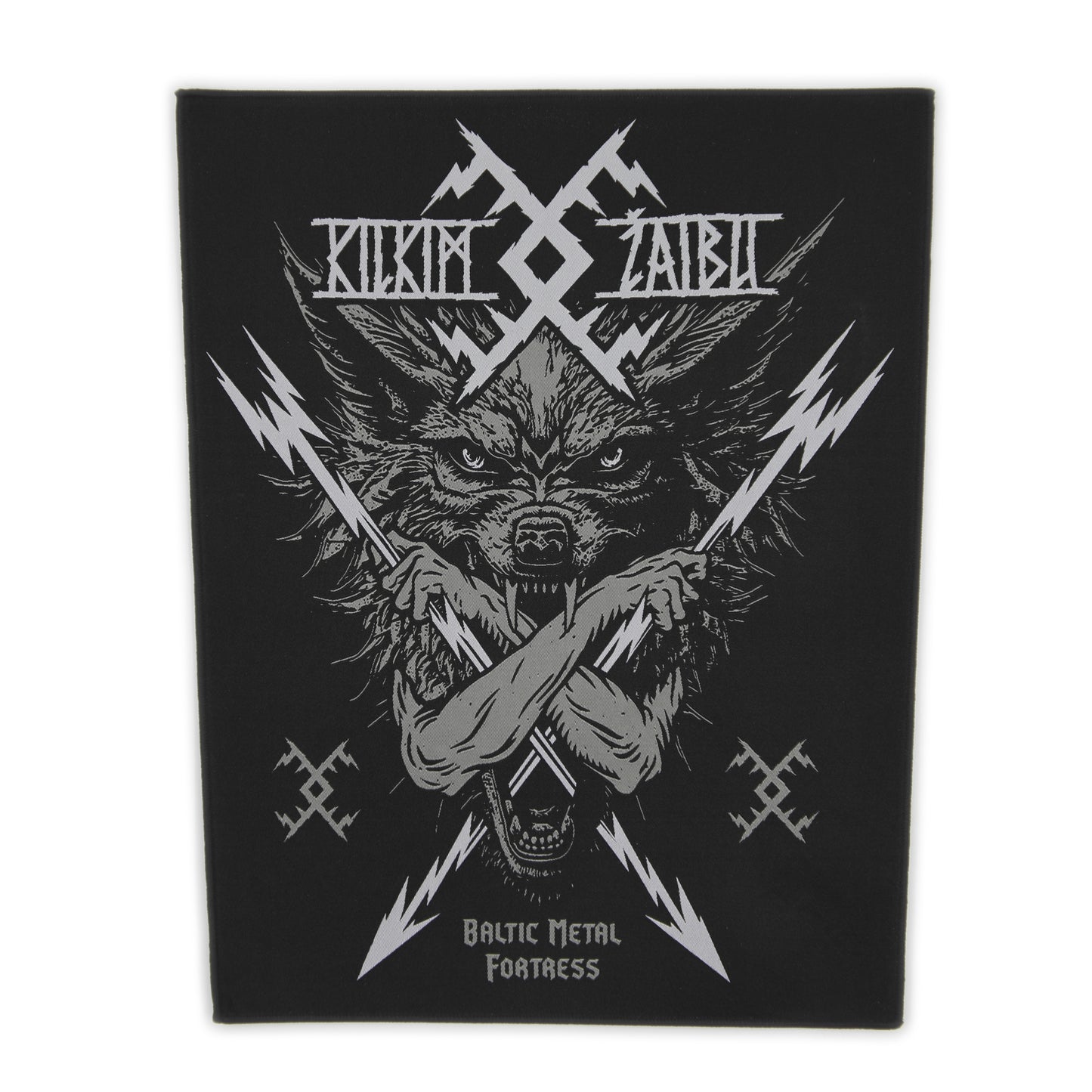 Kilkim Žaibu Wolf Backpatch