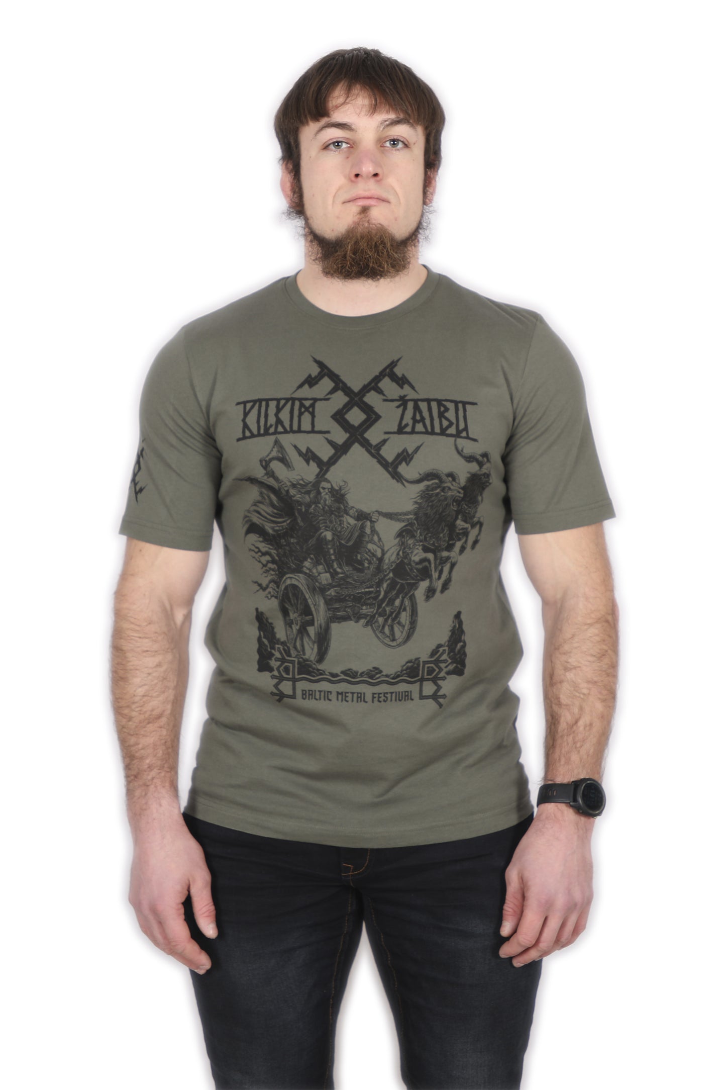 Kilkim Žaibu XXV Khaki T-shirt