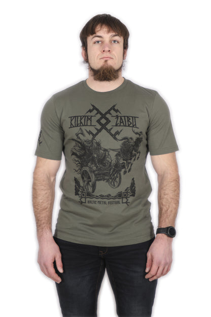 Kilkim Žaibu XXV Khaki T-shirt